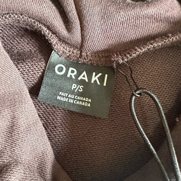 NEW ORAKI SZ Small French Terry Long Hoodie - Picture 3 of 4